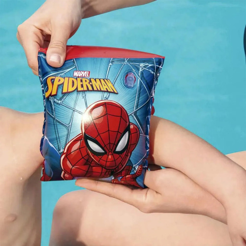 Boia De Braço Infantil Homem Aranha Heróis Salva Vidas Cor Vermelho