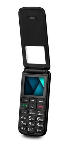Imagem 4 de 8 de Celular Flip Vita Lite Multilaser Preto - P9142