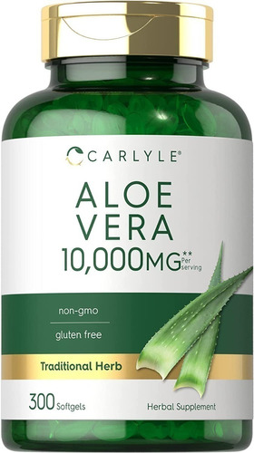 Carlyle | Aloe Vera | 10,000mg | 300 Softgels | Importado