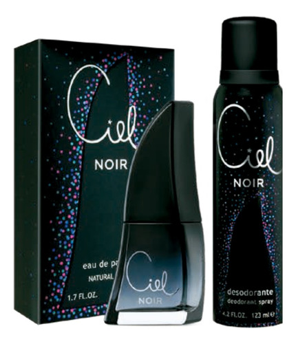 Combo Mujer Perfume Ciel Noir Edp 50 Ml Desodorante 123 Ml