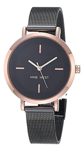Reloj nine west negro mujer hotsell