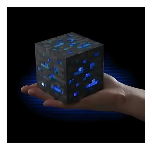 Solviora Lámpara Antorcha Minecraft Brownstone Luz Nocturna Led De S