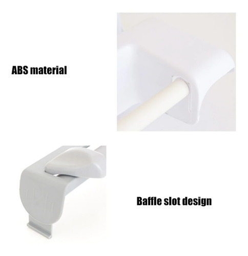 Imagen 6 de 10 de Dispensador Cocina Soporte 4 En1 Rollo Papel Nova Film Alusa