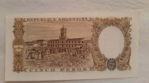 Lote Billetes Antiguos De 1, 5 Y 10 Pesos Moneda Nacional. (Usado)