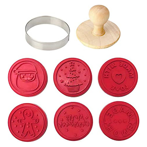 Ez Kitchen Juego De 6 Moldes De   Galletas Navideñas C...