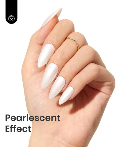 Beetles Gel Esmalte De Uñas 15 Ml 0.5 Ooz Pearl White Pearle