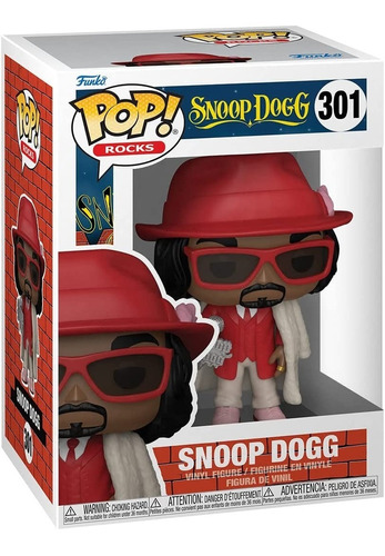 Funko Pop Rocks Snoop Dogg: Snoop Dog With Fur Coat