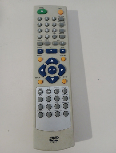Control Remoto Dvd - Para Admiral, Noblex, Sanyo Beige (Usado)