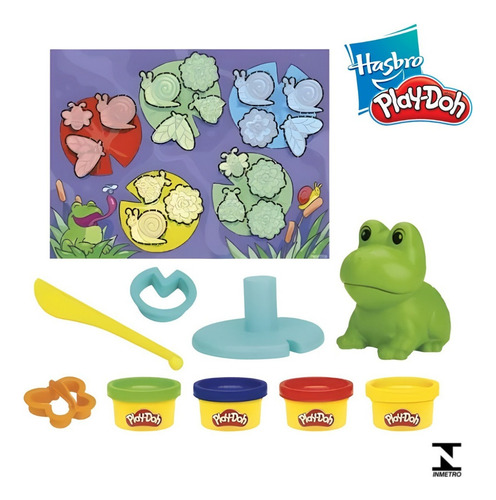 Play Doh Massinha Sapo Frog Um Dia Na Lagoa Hasbro Original