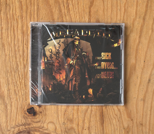 Megadeth The Sick The Dying And The Death Autografiado Nuevo (Usado)