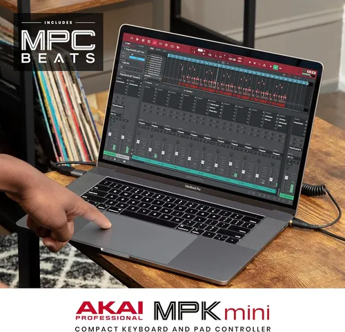 Akai Professional Mpk Mini Mk3 - Teclado Midi Usb De 25 T...
