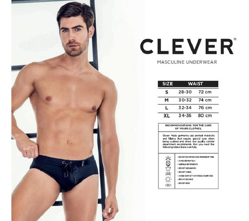 Imagen 3 de 3 de Ropa Interior Hombre Brief Clever Austrian Latin
