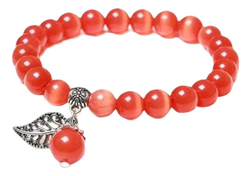 - Pulsera De Ópalo De Pulsera Natural De Naranja Talla Única