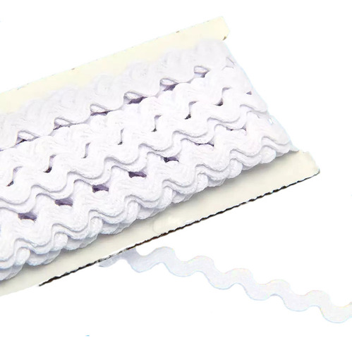 Sianinha De Algodão São José Ref.222/07 5mm Com 10 Mts Cor 001- Branco