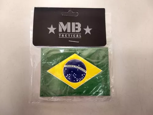 Patch Bandeira Do Brasil Emborrachada