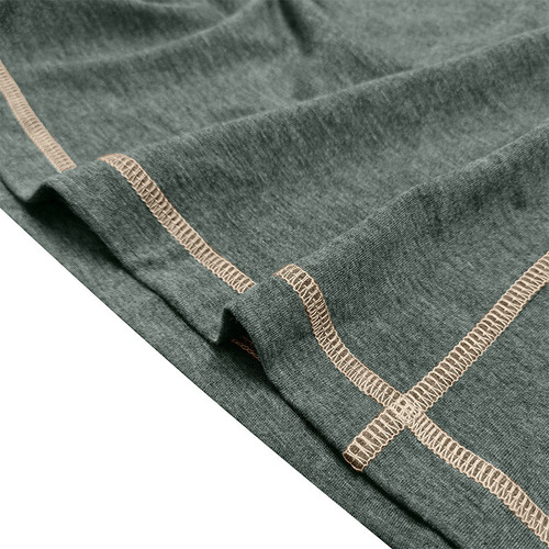 Camisa Transpirable De Manga Corta Con Bolsillos De Moda