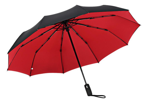 Paraguas De Viaje Con Botón Automático Extra Grande De Doble