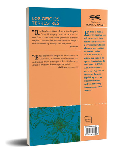 Los Oficios Terrestres De Rodolfo Walsh - Planeta