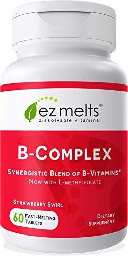 B-complex Con Metilcobalamina, Ez Melts, 60 Tabletas