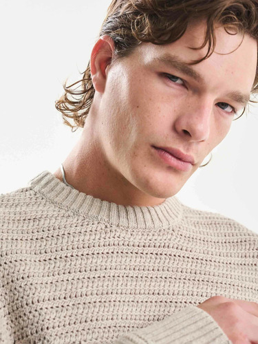 Sweater Caltaya Cuello Redondo Oversize Marca El Don