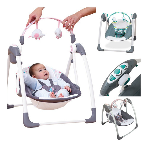 Mecedora Para Bebes Automatic Swing Infanti Original Nuevos
