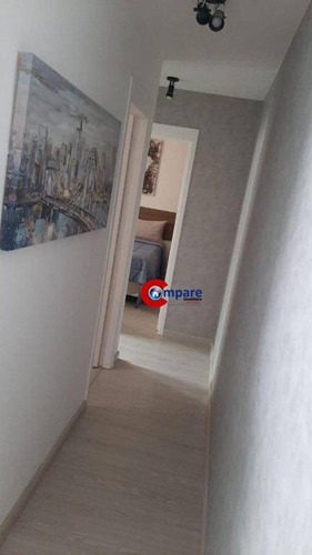 Imagem 9 de 20 de Apartamento Com 2 Dormitórios À Venda, 45 M² Por R$ 250.000 - Ponte Grande - Guarulhos/sp - Ap9660