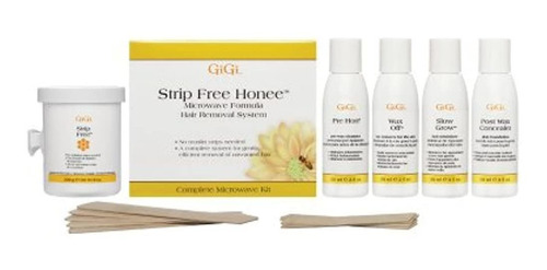 Gigi Strip Free Honee Depilacion Completa Con Cera, Kit De