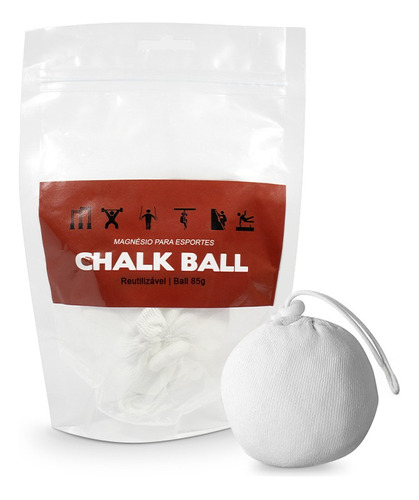 Carbonato Magnésio 85g Chalk Ball Cross Escalada Reciclável