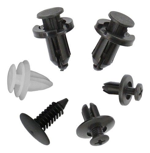 Imagen 2 de 6 de Broche Grampa Tapizado Auto Interior Kit 100 Piezas