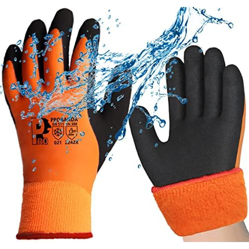 Guantes Térmicos Impermeables Agarre Trabajo Climas Fr...