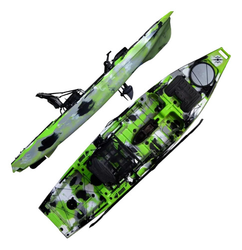 Caiaque De Pesca Milha Náutica Iron - Camuflado Verde