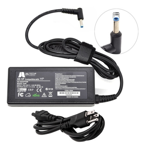 Cargador Premium Hp 19.5v, 2.31a, 4.5*3.0mm