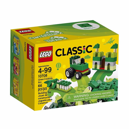 Lego 10708 Caja Creativa Verde Juguetería El Pehuén