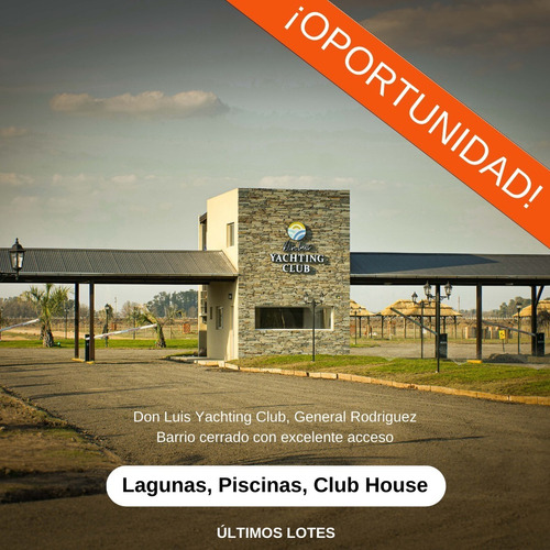 Imagen 1 de 12 de Lote En Venta General Rodriguez. Lagunas, Club House, Piscinas, Canchas. Bajas Expensas