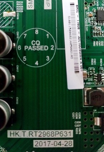 Imagem 6 de 8 de Placa Principal Philco Ph32c10dsgwa A Hk.t.rt2968p631