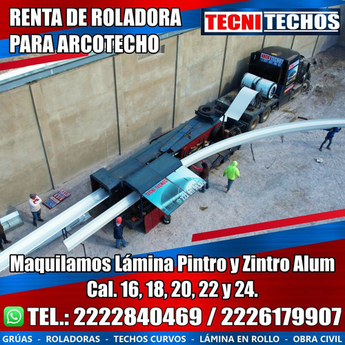 Maquina Para Arcotechos, Techos Curvos,whastapp-222 617 9907