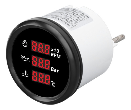 Medidor Digital De Revoluciones De Agua Y Aceite, 52 Mm, Pre