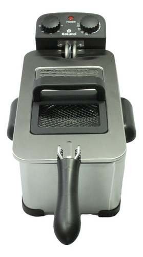 Imagen 4 de 5 de Freidora Electrica Colucci 3 Litros 2000 Watts Fryer-3l 130° A 190°