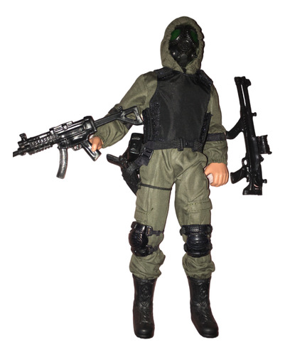 Figura Hunk Custom Revelations 2, Escala 1/6 Tipo Gi Joe (Reacondicionado)