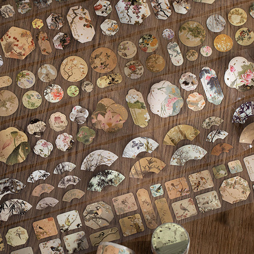 2 Adesivos Para Scrapbooking, Decoração De Fundo, Outono