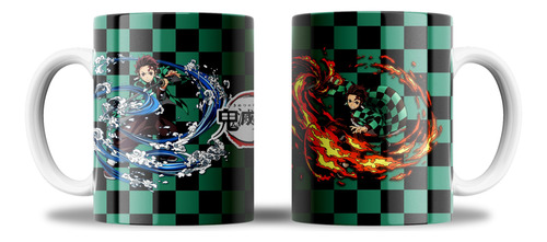 Combo Cuaderno + Taza - Anime - Kimetsu - Tanjiro