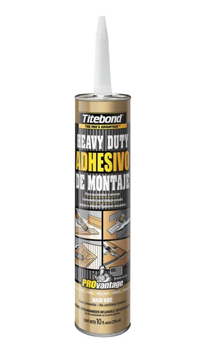 Adhesivo Titebond Para Construcción Heavy Duty Multiusos