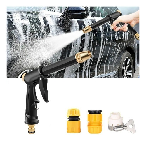 Lazhu Power Gun Washer Car Kit Jardín De Chorro De Alta