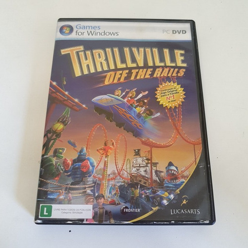 Dvd Jogo Thrillville Off The Rails Pc - D0151