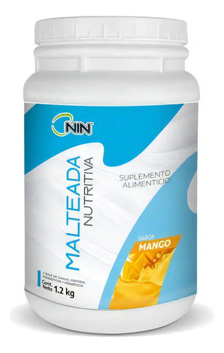 Malteada Nutritiva Nin 1.200 Kg Suplemento Alimenticio Sabor Mango