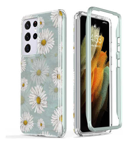 Funda Para Samsung Galaxy S21 Ultra, 6.8 In/estampe Floral