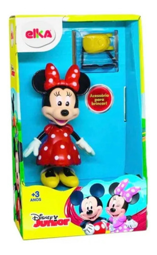 Imagem 6 de 6 de Boneca Da Minnie Com Óculos E Mochila 13cm Elka
