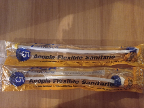 Acople Flexible Para Sanitarios Marca Pcp 3 Unidades