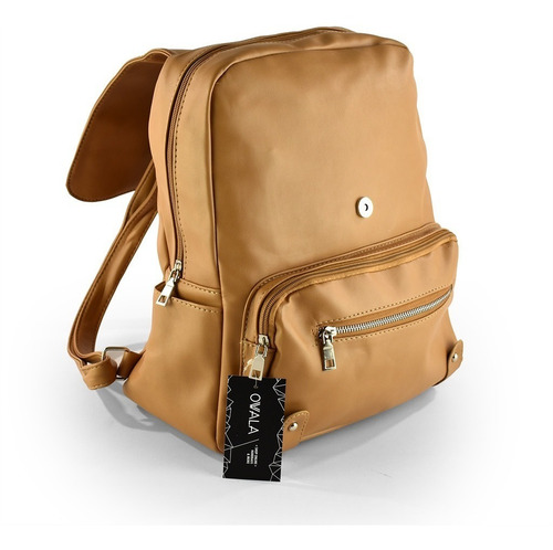 Mochila Mujer Cuero Sintetico Urbana Capacidad Cuaderno A4