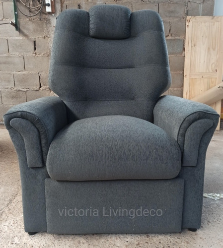 Sillón Poltrona Relax Tela Chenille! Oferta Dia Del Padre!! 